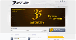 Desktop Screenshot of contabilidadedeschamps.com.br